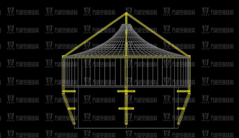 淮安鹽化新材料產業園區污水處理廠膜結構項目竣工