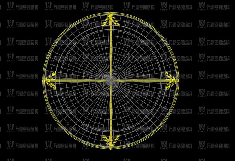 淮安鹽化新材料產業園區污水處理廠膜結構項目竣工