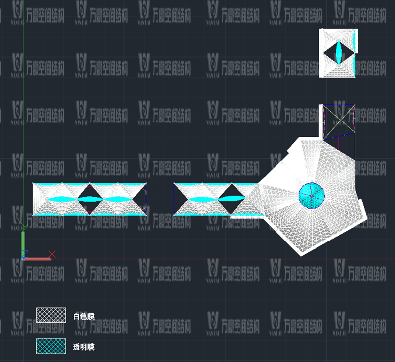 新泰卓越·財(cái)富廣場(chǎng)膜結(jié)構(gòu)項(xiàng)目竣工