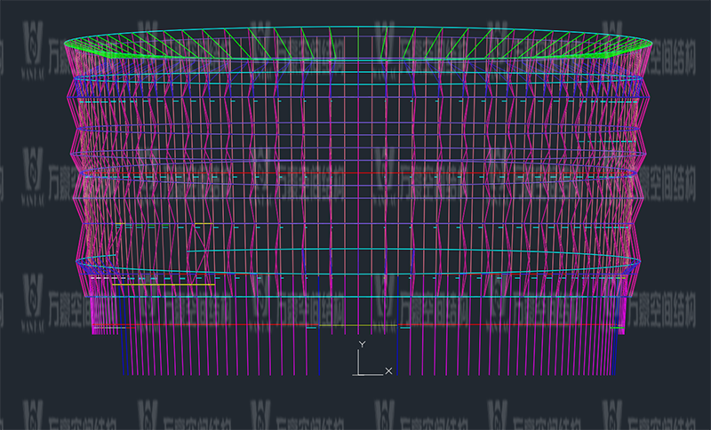 紹興國際會展中心一期B區會議中心 PTFE外立面網格膜工程竣工