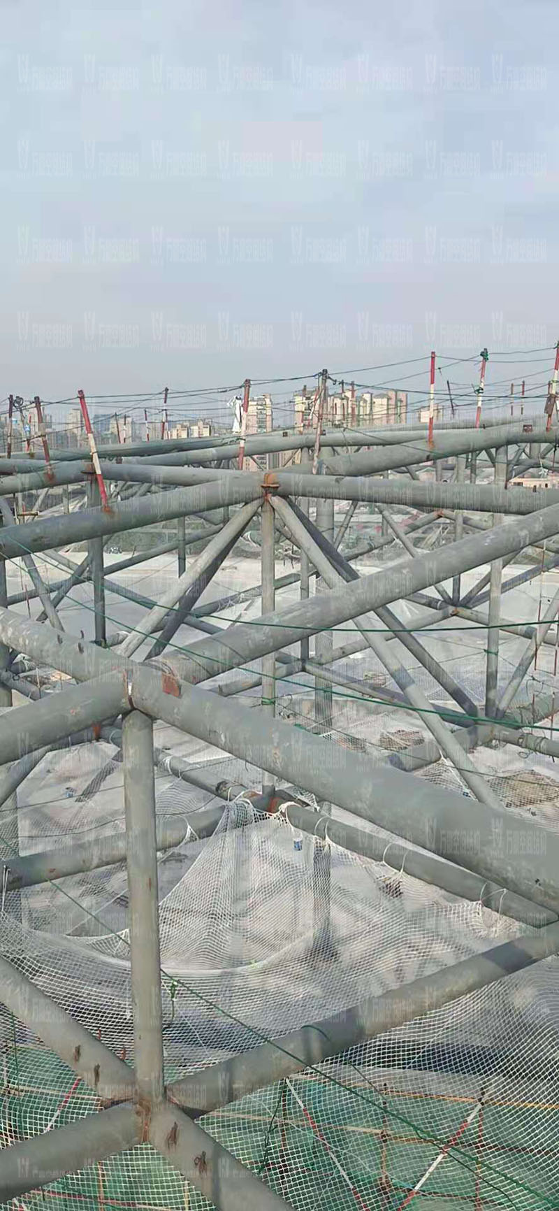 杭州亞運會棒（壘）球體育文化中心膜結構項目開始施工