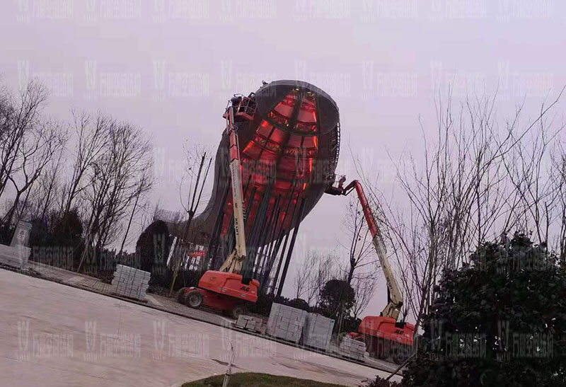 四川南充電影學院景觀膜結構項目賞析