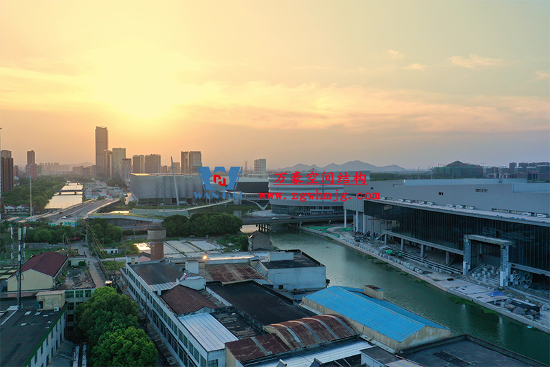 紹興國際會展中心PTFE網(wǎng)格織物幕墻項(xiàng)目