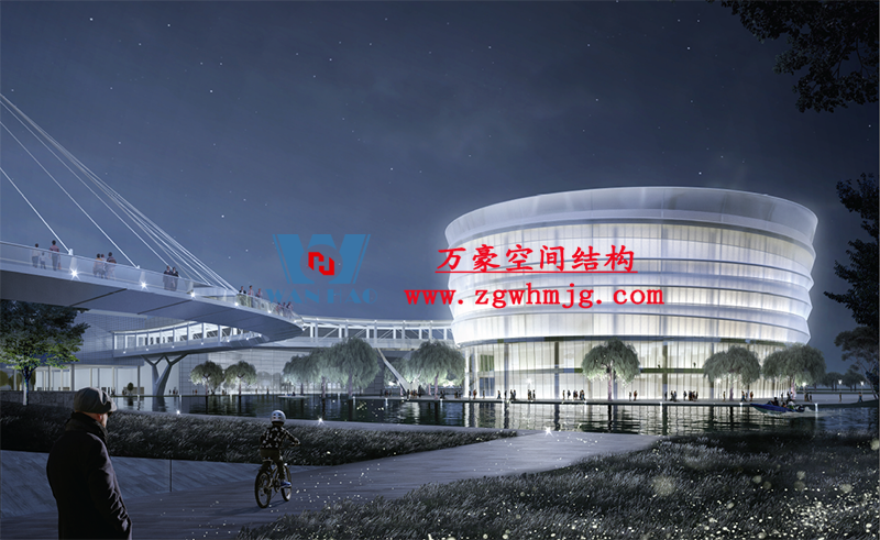 紹興國際會展中心PTFE網(wǎng)格織物幕墻項(xiàng)目