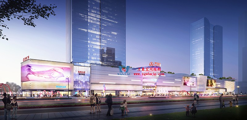 明宇廣場6號地塊商業（萬達廣場）改造項目鋼膜結構ETFE膜結構蓋頂天幕項目