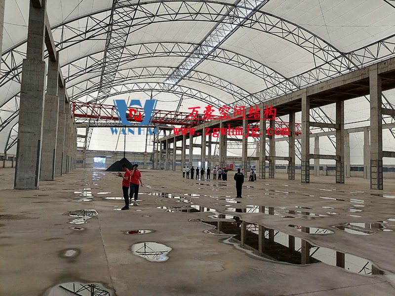 內蒙能源長城五礦選煤廠鋼骨架膜棚建設項目