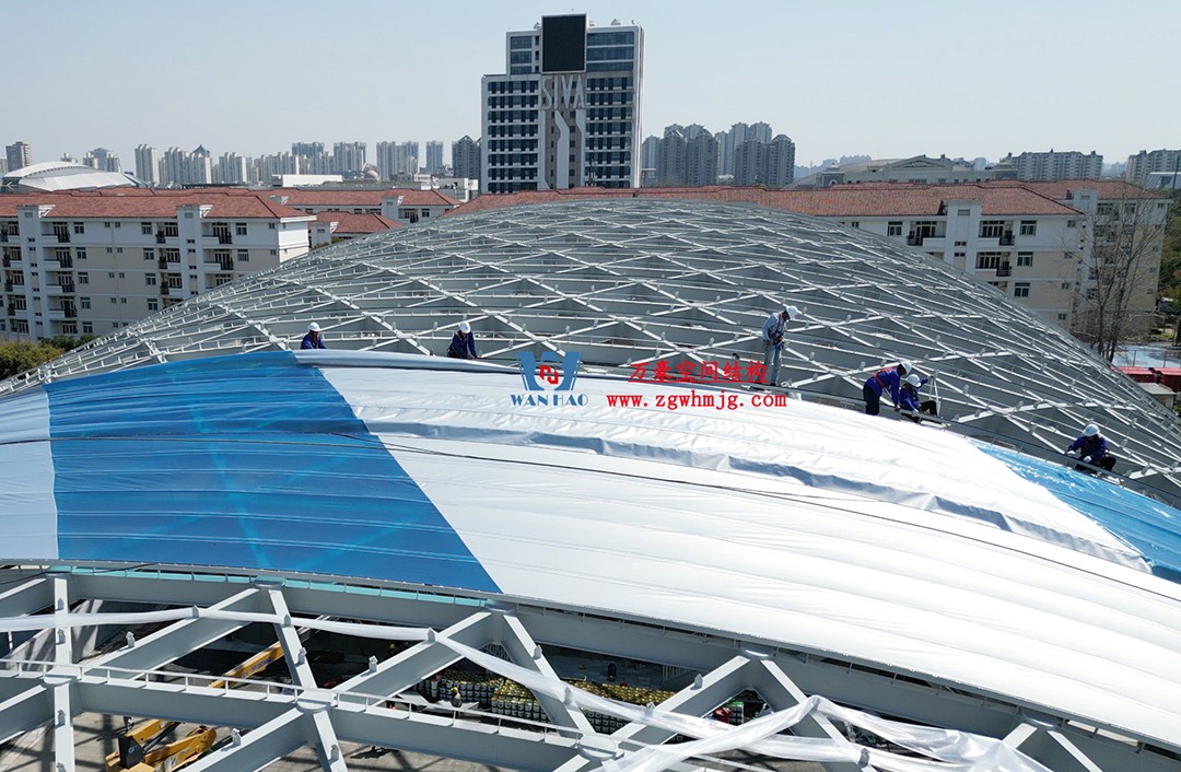 上海工程技術大學松江校區(qū)風雨操場ETFE膜結構項目