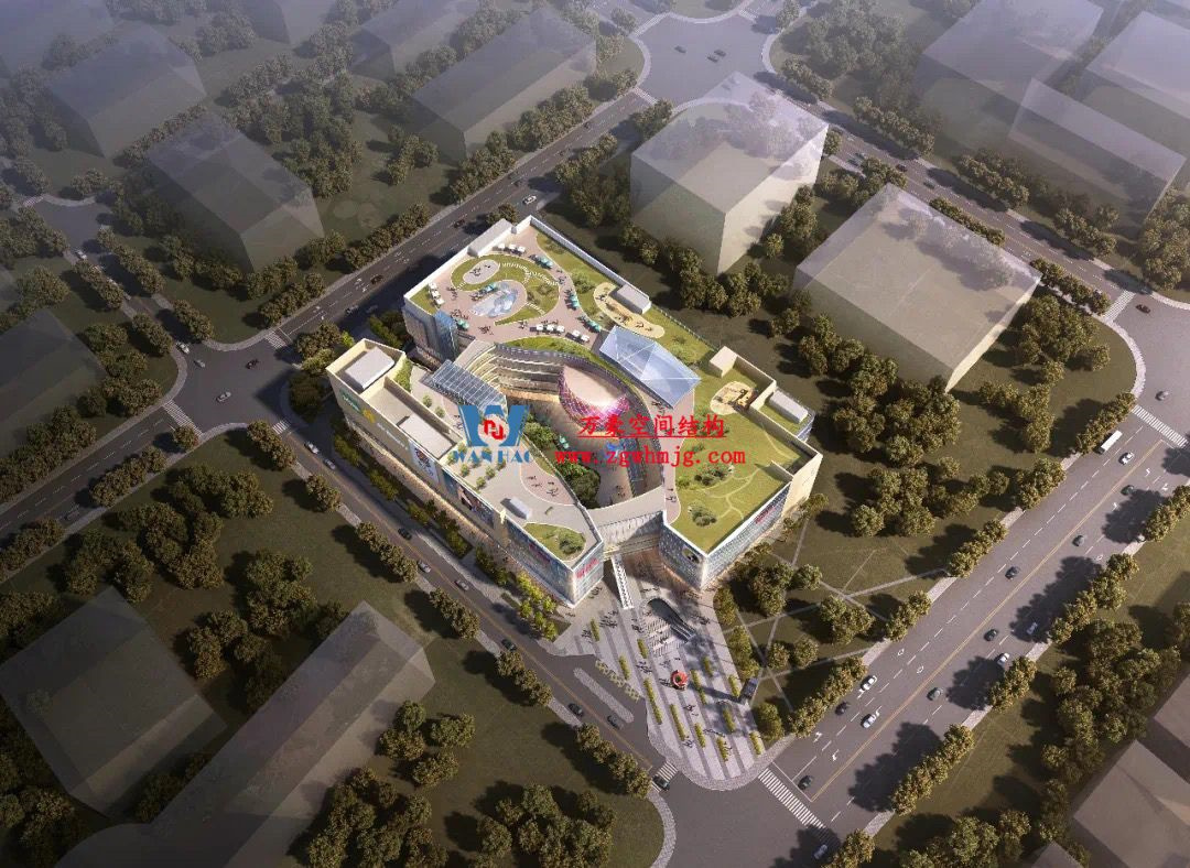 廣州從化鳳凰新天地商業街天幕項目：ETFE PTFE膜結構打造城市靈動