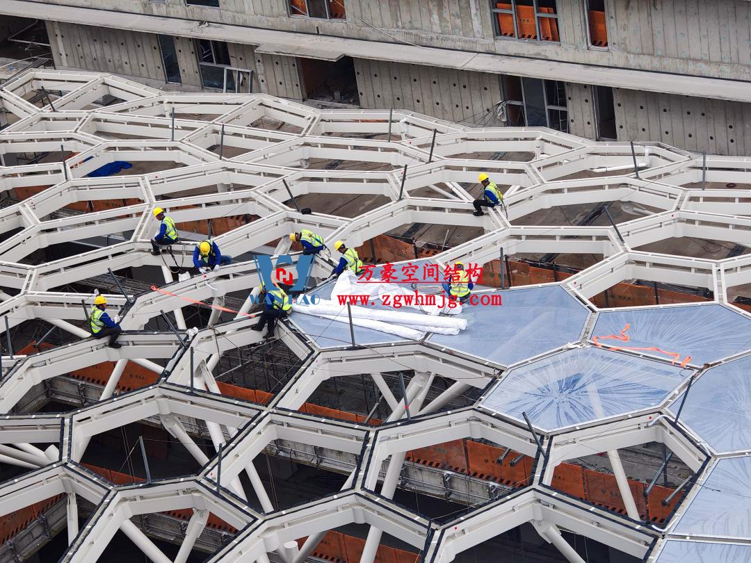 安吉縣昌碩小區地塊房產開發項目鋼結構天幕