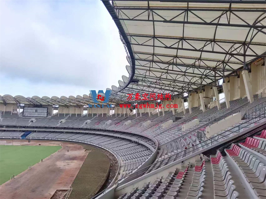 非洲杯肯尼亞體育場PTFE鋼膜結(jié)構(gòu)屋面項目