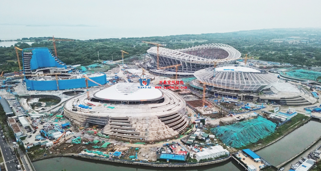 緊跟“蘇超熱浪”，火熱施工中，一只白鷺即將振翅高飛！