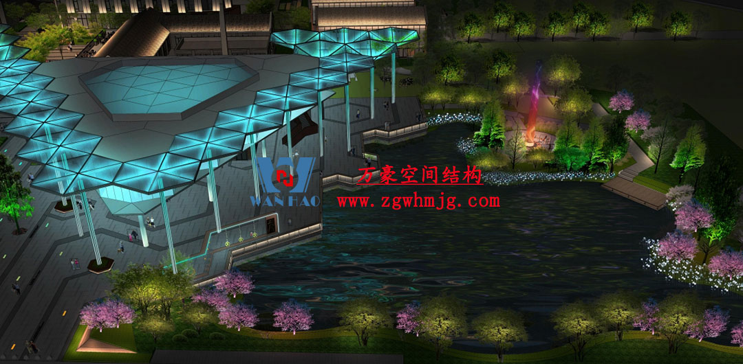 寧波江北未來城社區ETFE氣枕膜結構項目