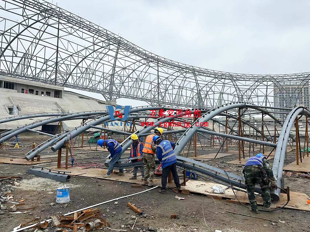 山東蓬萊體育場PTFE膜結(jié)構(gòu)項目