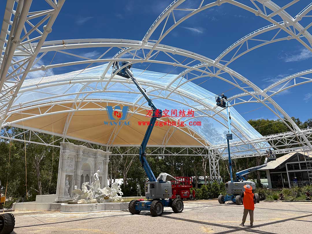 澳大利亞希望島網球中心PTFE膜屋面工程