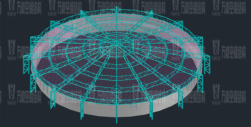 萬(wàn)豪2020第15標(biāo)-格爾木工業(yè)園昆侖工業(yè)區(qū)工業(yè)污水廠污水池保溫膜結(jié)構(gòu)工程