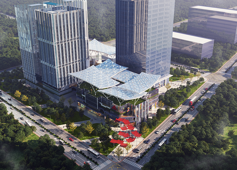 中交海南總部基地項目A地塊三標段ETFE膜結構