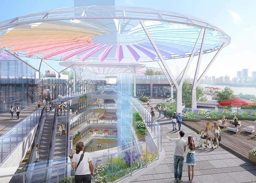 明宇廣場6號地塊商業（萬達廣場）改造項目鋼膜結構ETFE膜結構蓋頂天幕項目