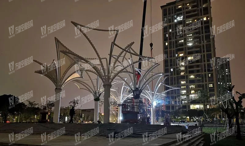 東莞市東江西岸PTFE網格覆膜結構