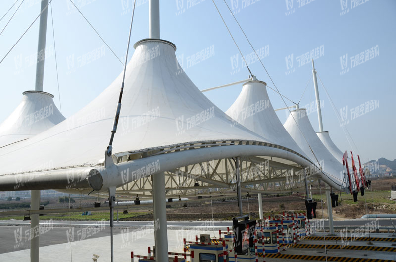 寧波丁家山收費站膜結構